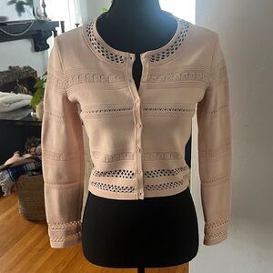 Eglantine pink cardigan Sandro size 1/S